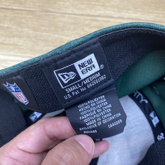 Green Bay Packers Baseball Cap New Era 39Thirty Fitted Hat NFL Small/ Medium - Picture 9 of 9